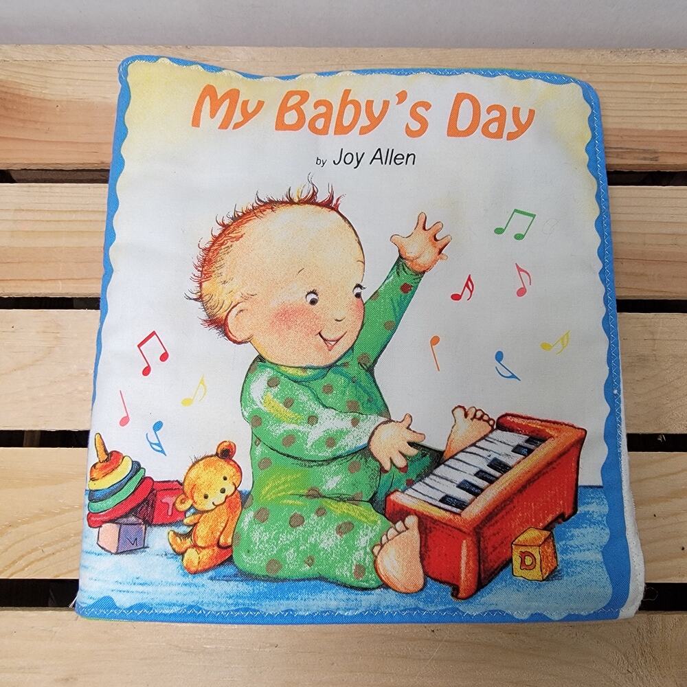 Infant Cloth Book "My Baby's Day" by Joy Allen